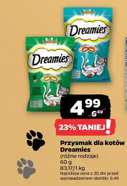 Netto Przysmak dla kotów Dreamies 60 g oferta