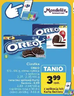 Carrefour Ciastka original Oreo oferta