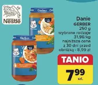 Carrefour Obiadek risotto z indykiem i warzywami Gerber Junior oferta