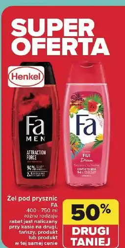 Carrefour Żel pod prysznic Fa Men Attraction Force oferta