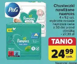 Carrefour Chusteczki nawilżane Pampers Fresh Clean oferta