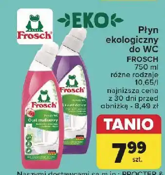 Carrefour Płyn do wc lawendowy Frosch oferta