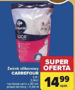 Carrefour Żwirek silikonowy dla kota Carrefour oferta