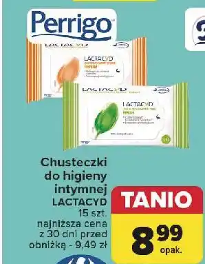 Carrefour Chusteczki do higieny intymnej Lactacyd Fresh oferta