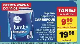 Carrefour Ręcznik papierowy jumbo Carrefour Essential oferta