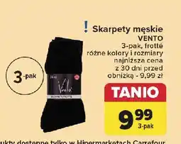 Carrefour Skarpety męskie frotte Vento oferta