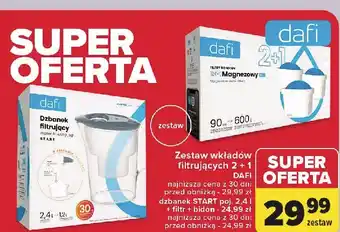 Carrefour Wkład filtrujący classic + magnezowy Dafi oferta