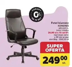 Carrefour Fotel kongres czarny Ts Interior oferta