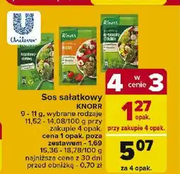 Carrefour Market Koperkowo-ziołowy Knorr sos sałatkowy oferta