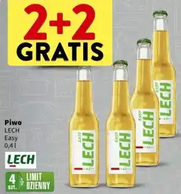Intermarche Piwo LECH Easy 0,4 L 2+2 GRATIS oferta