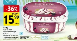 Intermarche Lody CARTE D'OR 0,825-1 L oferta