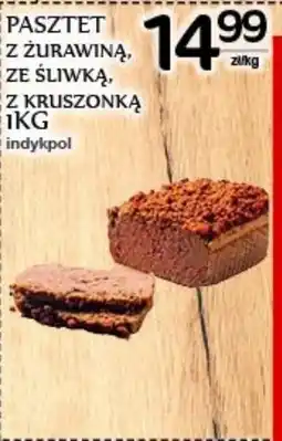 PASZTET Z ŻURAWINĄ, ZE ŚLIWKĄ, Z KRUSZONKĄ 1 KG