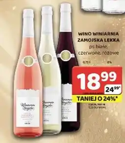 WINO WINIARNIA ZAMOJSKA LEKKA 0,25 l