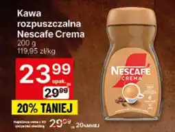 Delikatesy Centrum Kawa rozpuszczalna Nescafe Crema oferta