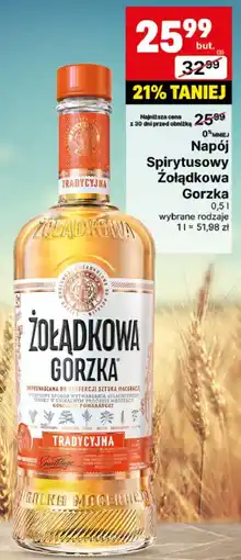 Delikatesy Centrum Napój Spirytusowy Żołądkowa Gorzka oferta