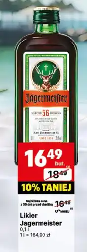Delikatesy Centrum Likier Jagermeister oferta