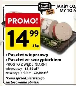 Intermarche Pasztet wieprzowy Prosto Z Wędliniarni oferta