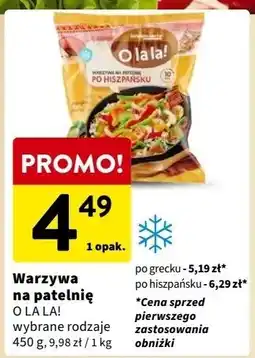 Intermarche Warzywa na patelnie po hiszpańsku O La La! oferta