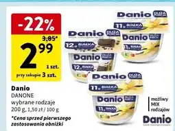 Intermarche Serek z kawałkami czekolady Danone Danio oferta