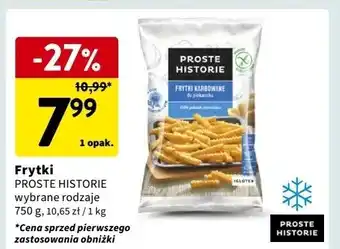 Intermarche Frytki karbowane do piekarnika Iglotex Proste Historie oferta