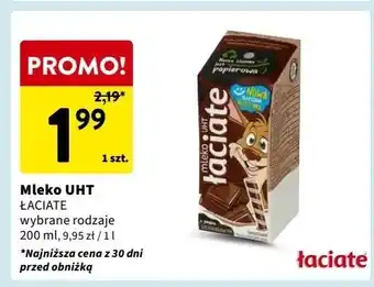 Intermarche Mleko czekoladowe Łaciate oferta