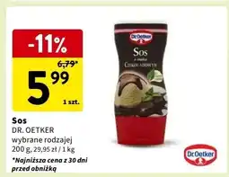 Intermarche Sos czekoladowy Dr. Oetker oferta
