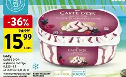 Intermarche Lody yoghurt & forest fruit Algida Carte D'or Les Desserts oferta
