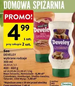 Intermarche Sos czosnkowy Develey oferta