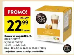 Intermarche Kawa latte macchiato Nescafe Dolce Gusto oferta
