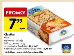 Intermarche Ciastka maślane w polewie toffi Ola oferta