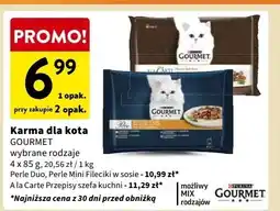 Intermarche Karma dla kota chef's recipes Purina Gourmet A La Carte oferta