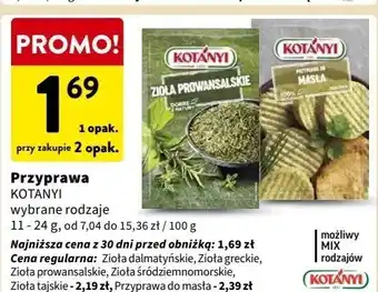 Intermarche Zioła prowansalskie Kotanyi oferta