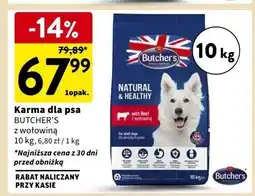 Intermarche Karma dla psa z wołowiną Butcher's Natural & Healthy oferta