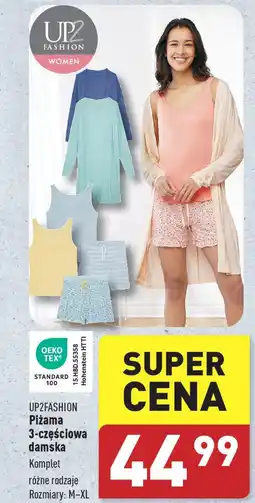 ALDI UP2FASHION Piżama 3-częściowa damska oferta