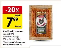 Intermarche Kiełbaski na ruszt w papryce Balcerzak grillove oferta