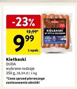 Intermarche Kiełbaski karmazynowe w stylu włoskim Silesia duda oferta