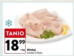 Intermarche Mintaj kostka z fileta mrożona oferta