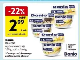 Intermarche Serek z kawałkami czekolady Danone danio oferta