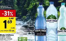 Intermarche Woda źródlana Zywiec Zdrój 1,5 l oferta