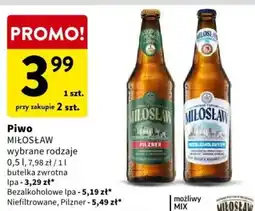 Intermarche Piwo Miłosław 0,5 l oferta
