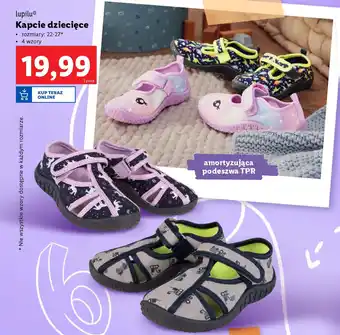 Lidl Lupilu Kapcie dziecięce oferta