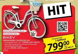 Selgros Rower miejski Bikey oferta