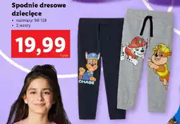 Lidl Spodnie dresowe dziecięce oferta