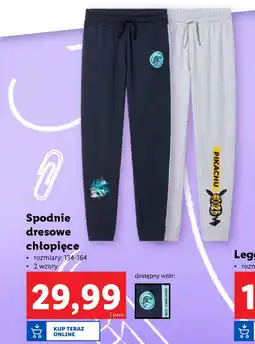 Lidl Spodnie dresowe chłopięce oferta