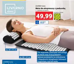 Lidl LIVARNO home Mata do akupresury z poduszką oferta