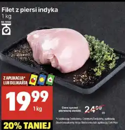 Delikatesy Centrum Filet z piersi indyka 1 kg oferta