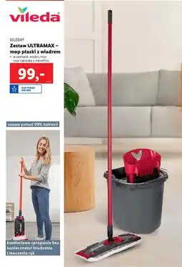 Lidl VILEDA Zestaw ULTRAMAX- mop płaski z wiadrem oferta