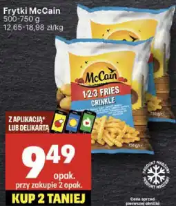 Delikatesy Centrum Frytki McCain 500-750 g oferta