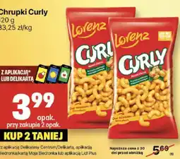 Delikatesy Centrum Chrupki Curly 120 g oferta