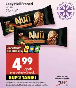 Delikatesy Centrum Lody Nuii Froneri 90 ml oferta